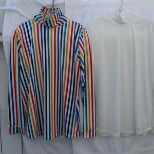 Bundle of 2 turtleneck/long sleeve, brand new